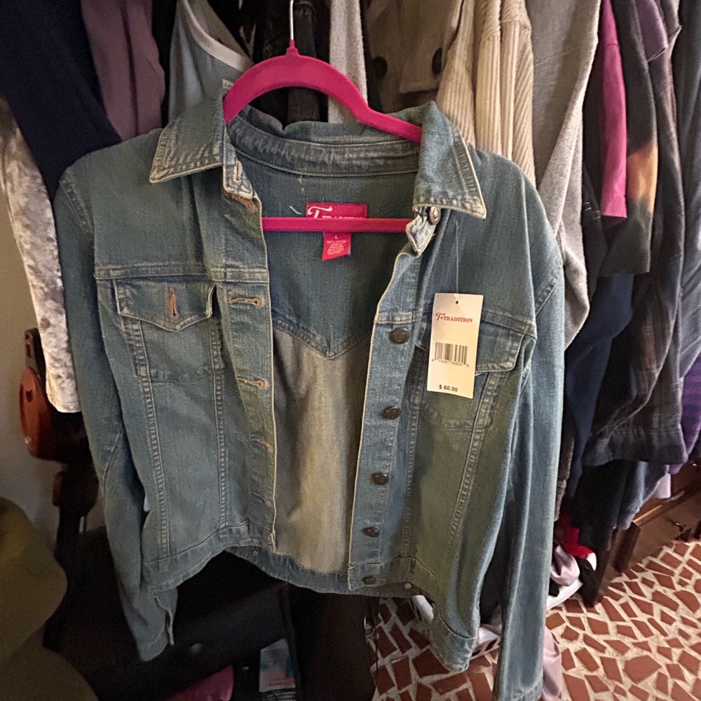 Trussardi Women's Light Blue Jean Jacket